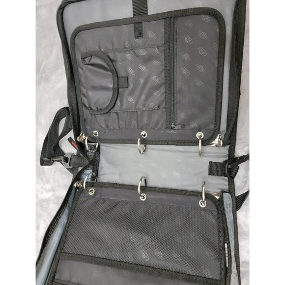 CASE IT DUAL 2 IN 1 RING BINDER 3in With Handle /Shoulder Strap RED /Black‎ - Picture 5 of 9